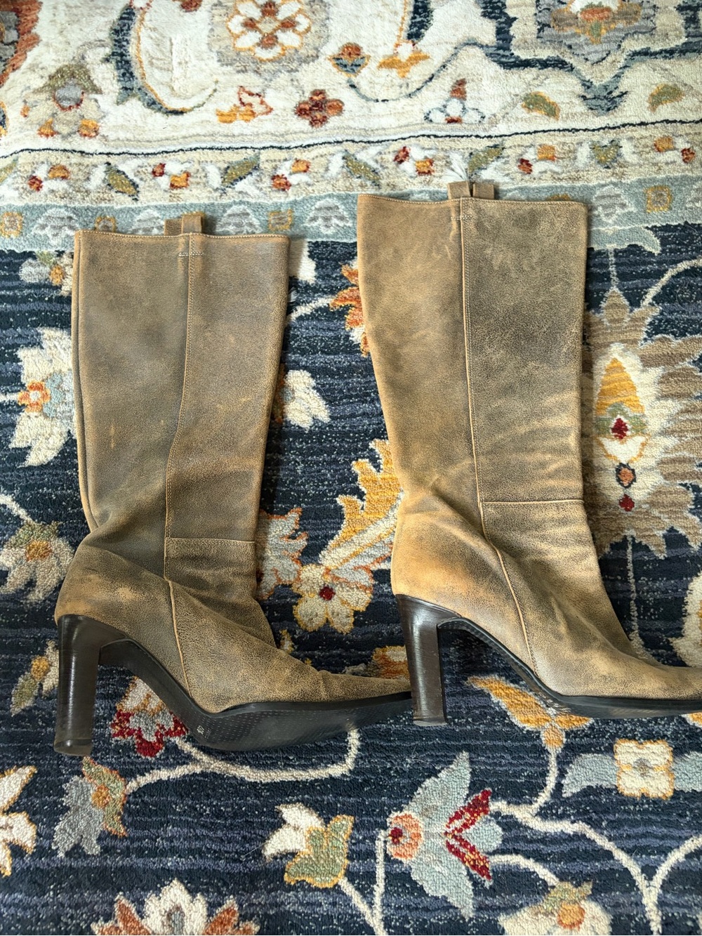 Russell & Bromley Italian Pointed Toe Knee High Boots